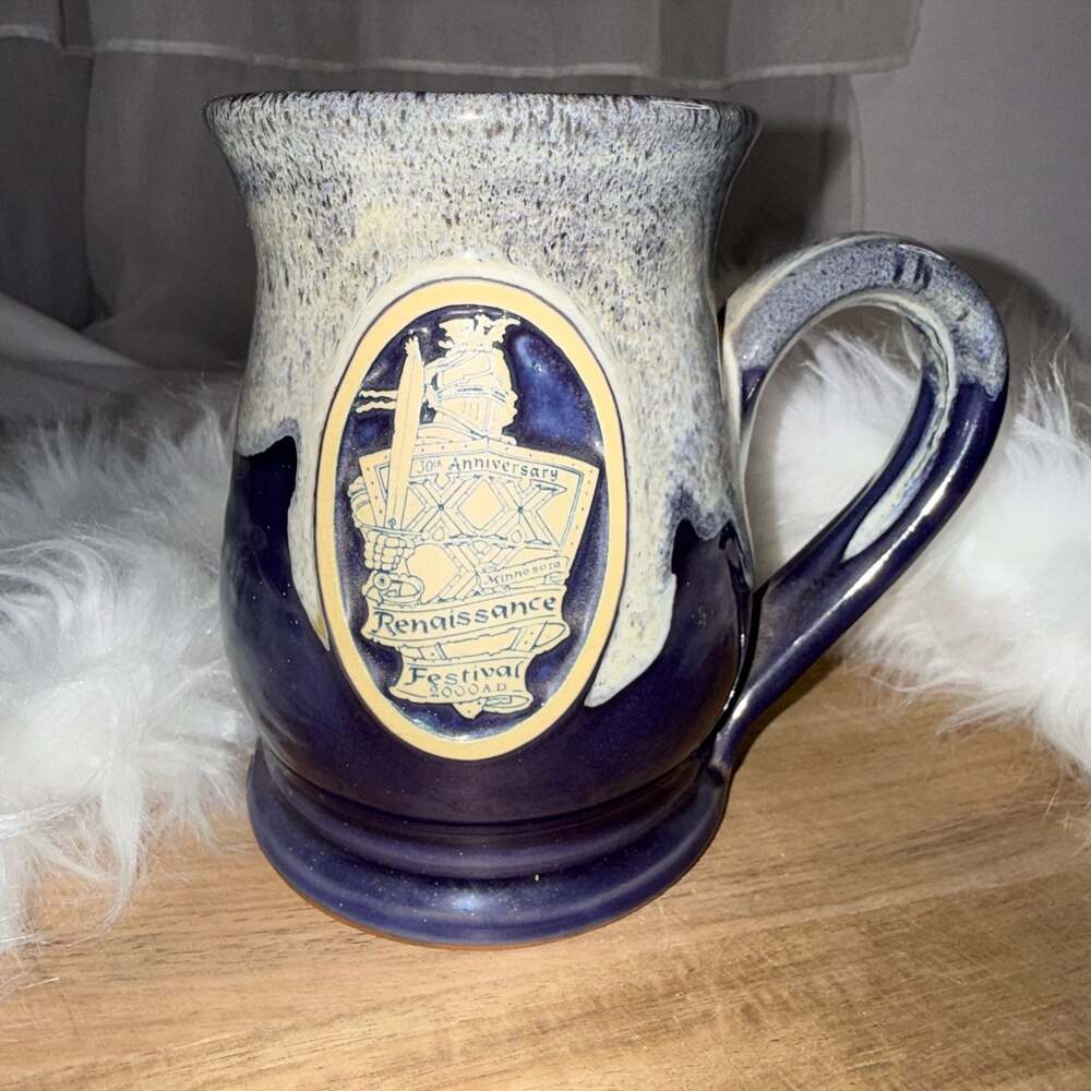 Minnesota Renaissance Festival 30th Anniversary 2000 A.D. Stoneware Pottery Mug